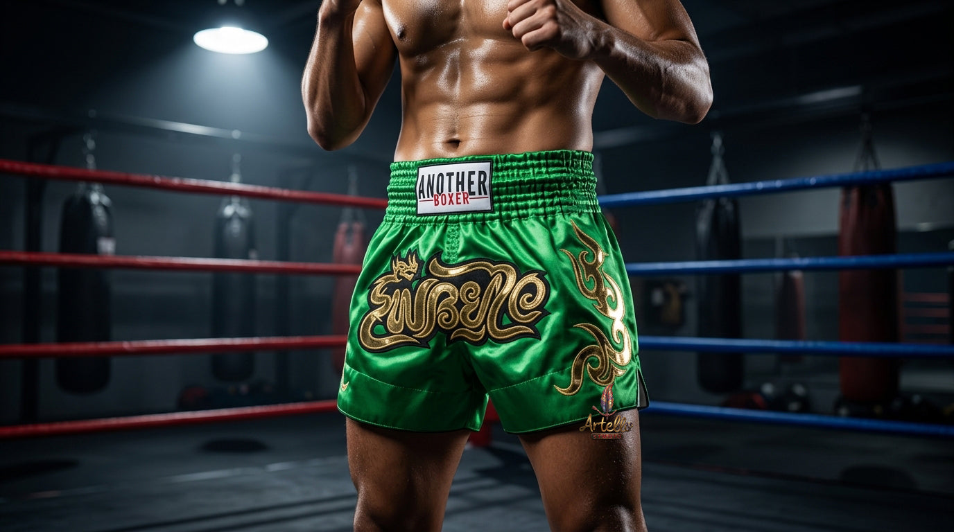 🥊 Muay Thai Shorts Kickboxing MMA Fight Shorts for Men Women Kids – Thai Boxing Training Gear, Breathable Quick Dry Martial Arts Combat Shorts