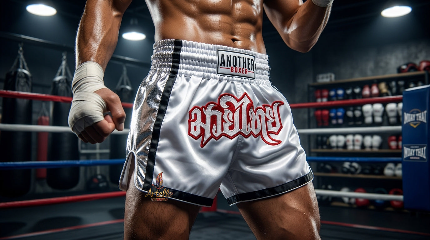 🥊 Muay Thai Shorts Kickboxing MMA Fight Shorts for Men Women Kids – Thai Boxing Training Gear, Breathable Quick Dry Martial Arts Combat Shorts