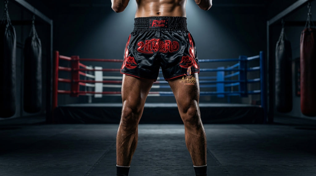 🥊 Muay Thai Shorts Kickboxing MMA Fight Shorts for Men Women Kids – Thai Boxing Training Gear, Breathable Quick Dry Martial Arts Combat Shorts