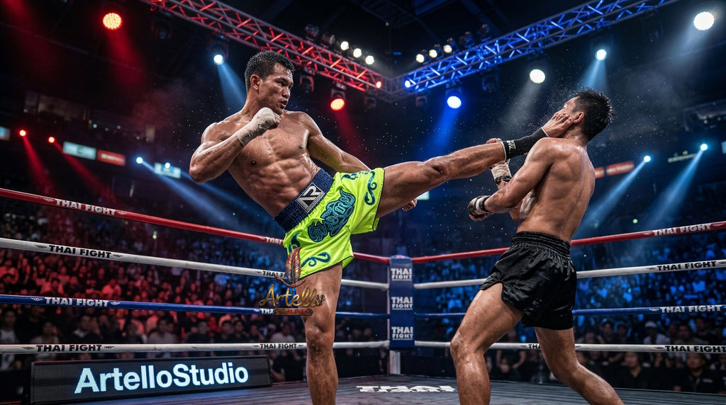 🥊 Muay Thai Shorts Kickboxing MMA Fight Shorts for Men Women Kids – Thai Boxing Training Gear, Breathable Quick Dry Martial Arts Combat Shorts