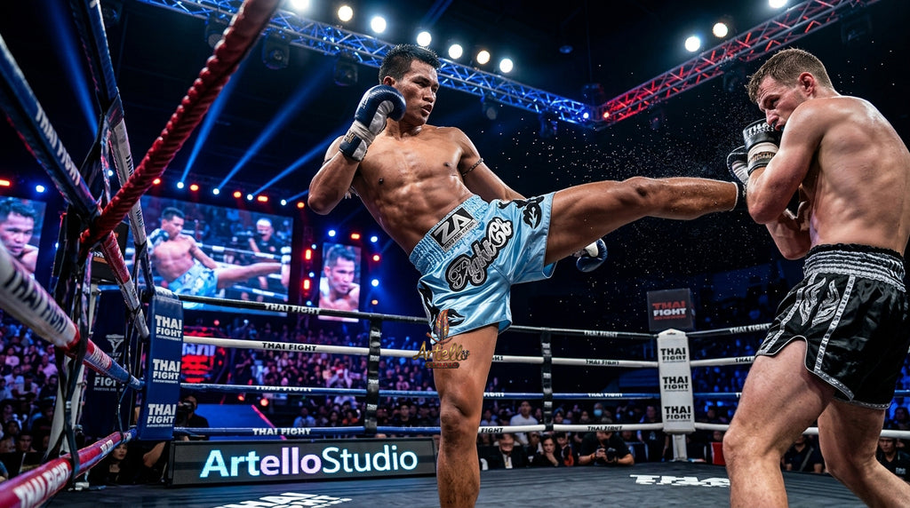🥊 Muay Thai Shorts Kickboxing MMA Fight Shorts for Men Women Kids – Thai Boxing Training Gear, Breathable Quick Dry Martial Arts Combat Shorts