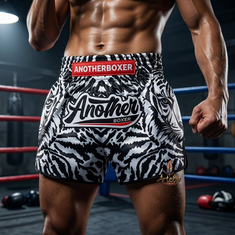 🥊 Muay Thai Shorts Kickboxing MMA Fight Shorts for Men Women Kids – Thai Boxing Training Gear, Breathable Quick Dry Martial Arts Combat Shorts
