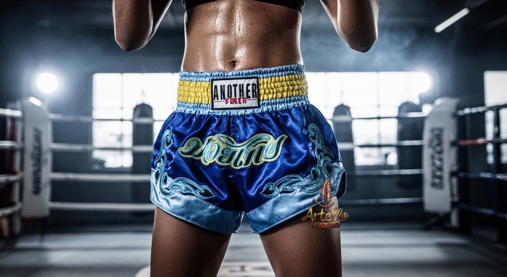 🥊 Muay Thai Shorts Kickboxing MMA Fight Shorts for Men Women Kids – Thai Boxing Training Gear, Breathable Quick Dry Martial Arts Combat Shorts