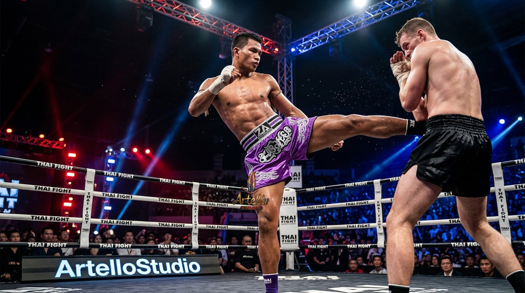 🥊 Muay Thai Shorts Kickboxing MMA Fight Shorts for Men Women Kids – Thai Boxing Training Gear, Breathable Quick Dry Martial Arts Combat Shorts