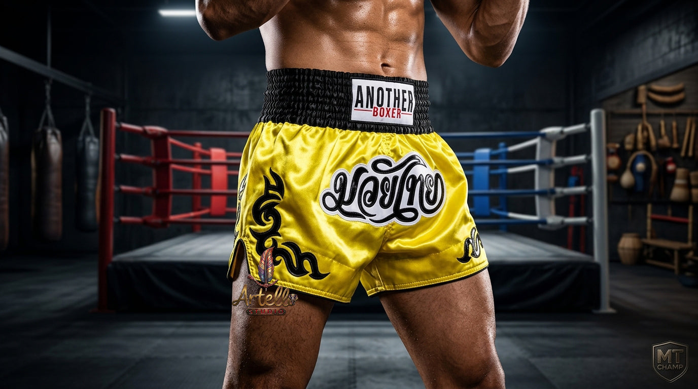 🥊 Muay Thai Shorts Kickboxing MMA Fight Shorts for Men Women Kids – Thai Boxing Training Gear, Breathable Quick Dry Martial Arts Combat Shorts