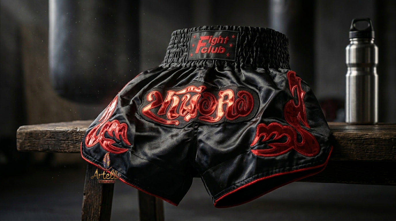 🥊 Muay Thai Shorts Kickboxing MMA Fight Shorts for Men Women Kids – Thai Boxing Training Gear, Breathable Quick Dry Martial Arts Combat Shorts