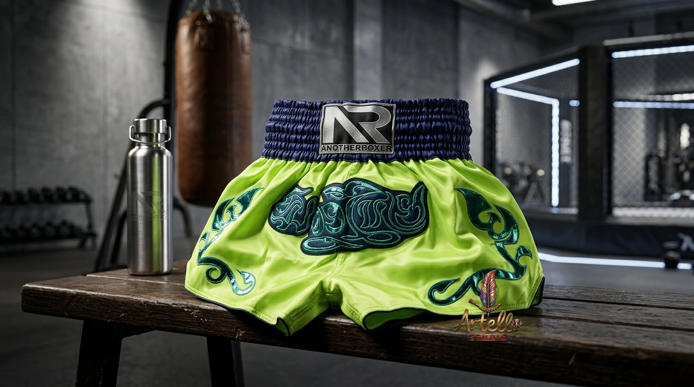 🥊 Muay Thai Shorts Kickboxing MMA Fight Shorts for Men Women Kids – Thai Boxing Training Gear, Breathable Quick Dry Martial Arts Combat Shorts