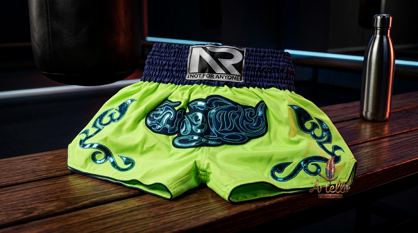 🥊 Muay Thai Shorts Kickboxing MMA Fight Shorts for Men Women Kids – Thai Boxing Training Gear, Breathable Quick Dry Martial Arts Combat Shorts