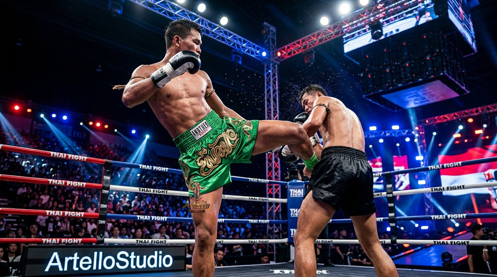 🥊 Muay Thai Shorts Kickboxing MMA Fight Shorts for Men Women Kids – Thai Boxing Training Gear, Breathable Quick Dry Martial Arts Combat Shorts