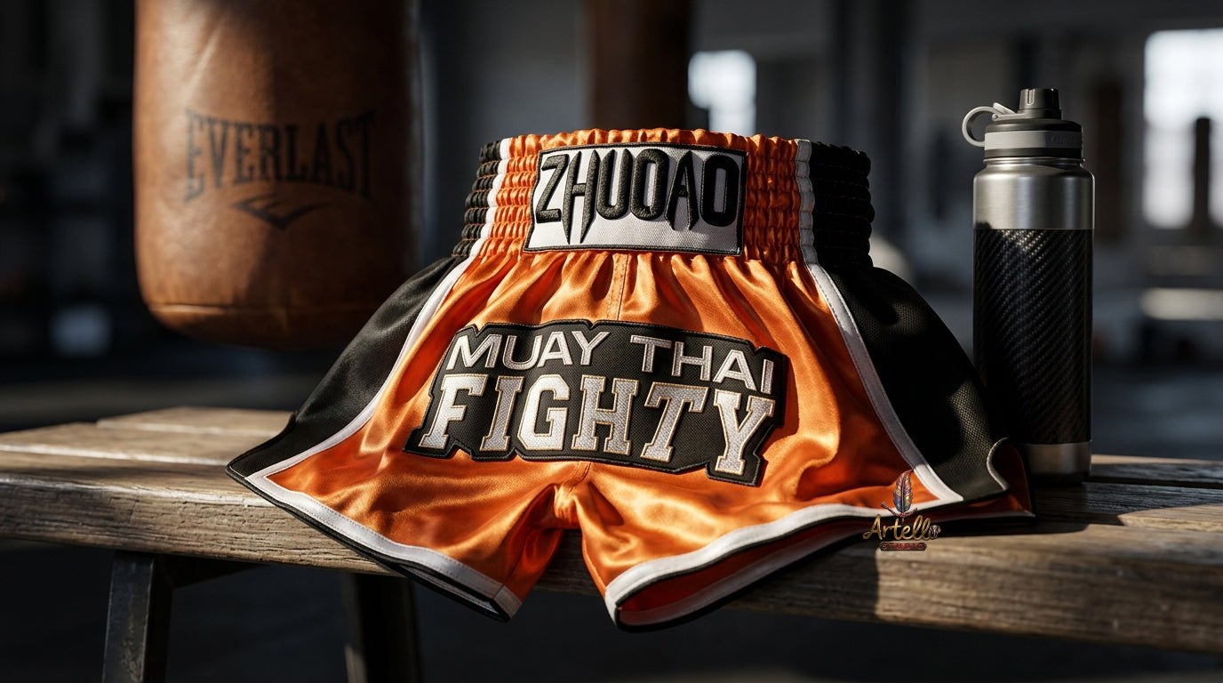 🥊 Muay Thai Shorts Kickboxing MMA Fight Shorts for Men Women Kids – Thai Boxing Training Gear, Breathable Quick Dry Martial Arts Combat Shorts