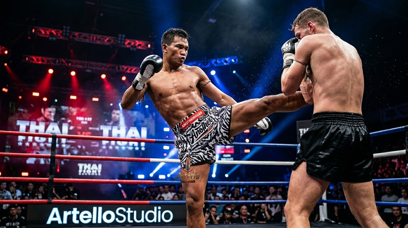 🥊 Muay Thai Shorts Kickboxing MMA Fight Shorts for Men Women Kids – Thai Boxing Training Gear, Breathable Quick Dry Martial Arts Combat Shorts