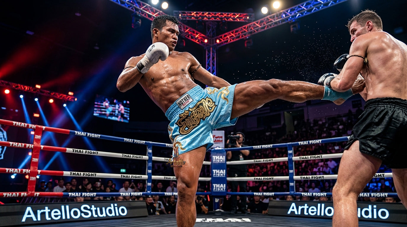🥊 Muay Thai Shorts Kickboxing MMA Fight Shorts for Men Women Kids – Thai Boxing Training Gear, Breathable Quick Dry Martial Arts Combat Shorts