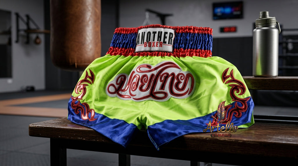 🥊 Muay Thai Shorts Kickboxing MMA Fight Shorts for Men Women Kids – Thai Boxing Training Gear, Breathable Quick Dry Martial Arts Combat Shorts