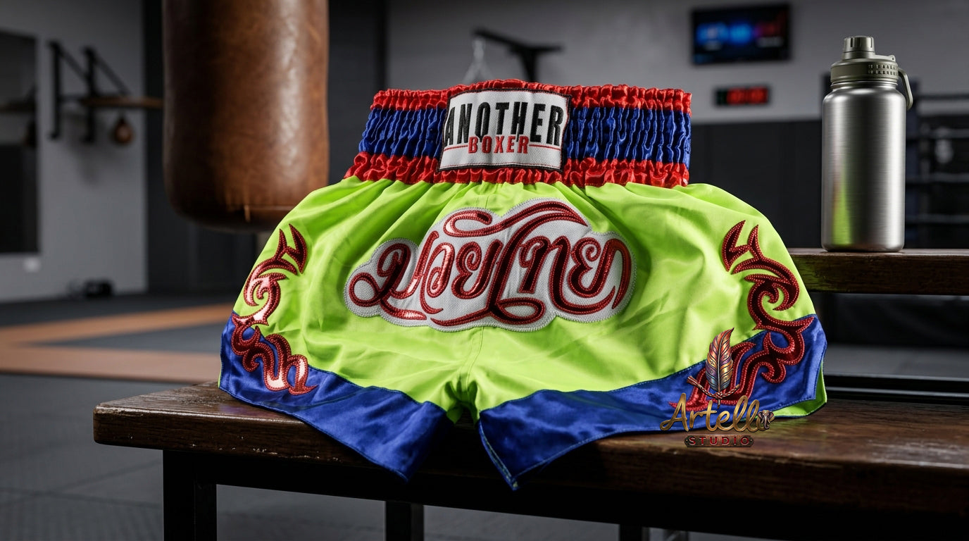 🥊 Muay Thai Shorts Kickboxing MMA Fight Shorts for Men Women Kids – Thai Boxing Training Gear, Breathable Quick Dry Martial Arts Combat Shorts