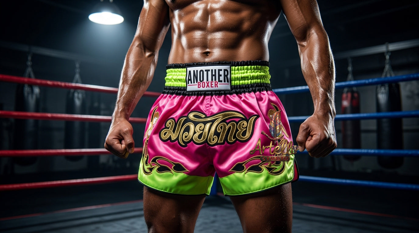 🥊 Muay Thai Shorts Kickboxing MMA Fight Shorts for Men Women Kids – Thai Boxing Training Gear, Breathable Quick Dry Martial Arts Combat Shorts
