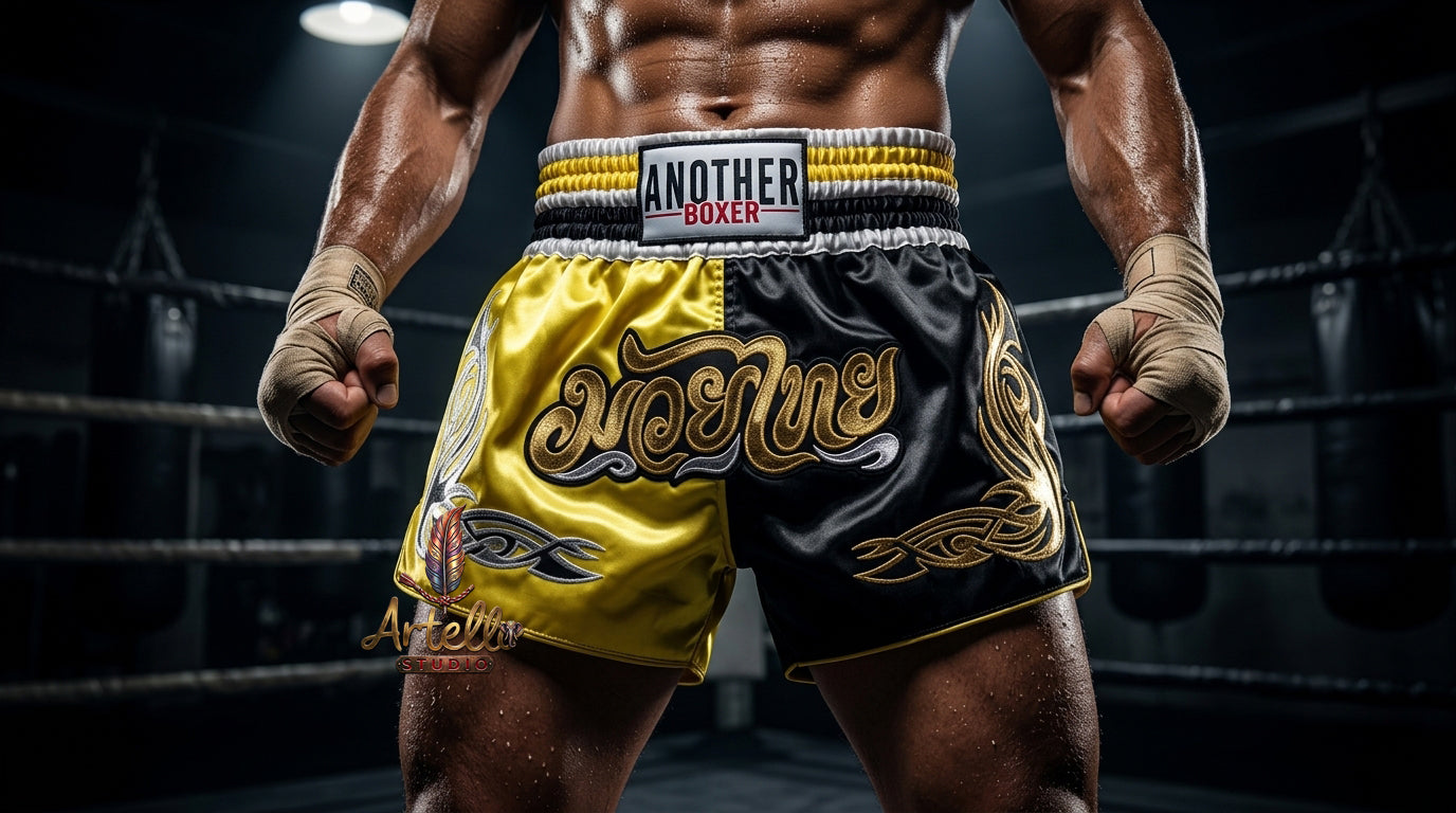 🥊 Muay Thai Shorts Kickboxing MMA Fight Shorts for Men Women Kids – Thai Boxing Training Gear, Breathable Quick Dry Martial Arts Combat Shorts