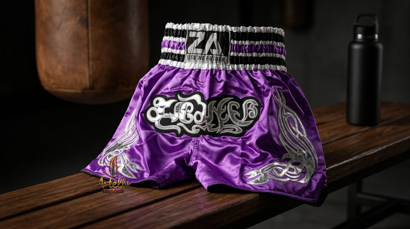 🥊 Muay Thai Shorts Kickboxing MMA Fight Shorts for Men Women Kids – Thai Boxing Training Gear, Breathable Quick Dry Martial Arts Combat Shorts