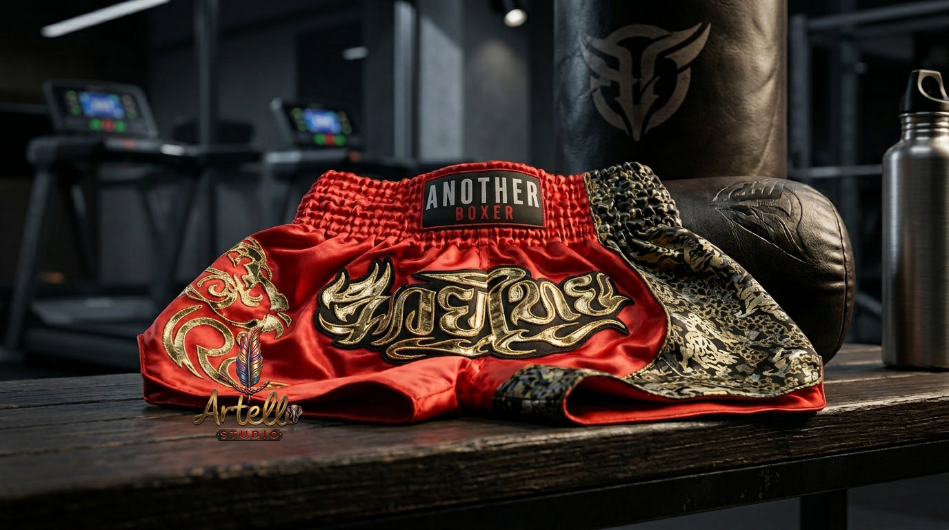 🥊 Muay Thai Shorts Kickboxing MMA Fight Shorts for Men Women Kids – Thai Boxing Training Gear, Breathable Quick Dry Martial Arts Combat Shorts