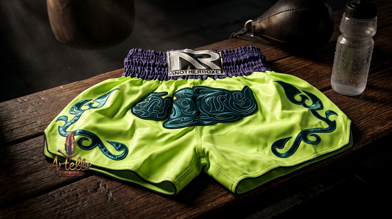 🥊 Muay Thai Shorts Kickboxing MMA Fight Shorts for Men Women Kids – Thai Boxing Training Gear, Breathable Quick Dry Martial Arts Combat Shorts