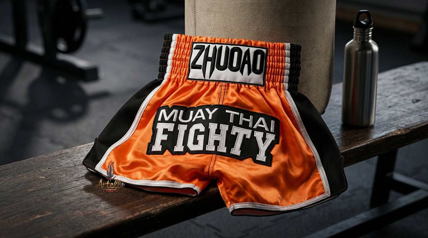 🥊 Muay Thai Shorts Kickboxing MMA Fight Shorts for Men Women Kids – Thai Boxing Training Gear, Breathable Quick Dry Martial Arts Combat Shorts