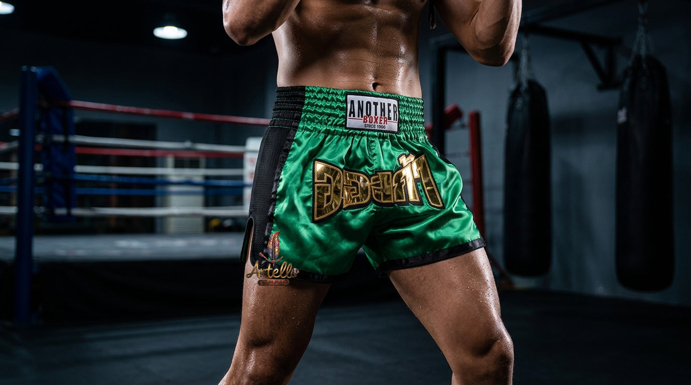 🥊 Muay Thai Shorts Kickboxing MMA Fight Shorts for Men Women Kids – Thai Boxing Training Gear, Breathable Quick Dry Martial Arts Combat Shorts