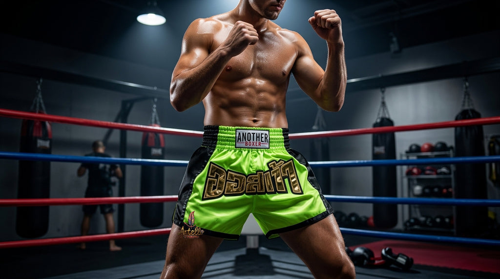 🥊 Muay Thai Shorts Kickboxing MMA Fight Shorts for Men Women Kids – Thai Boxing Training Gear, Breathable Quick Dry Martial Arts Combat Shorts