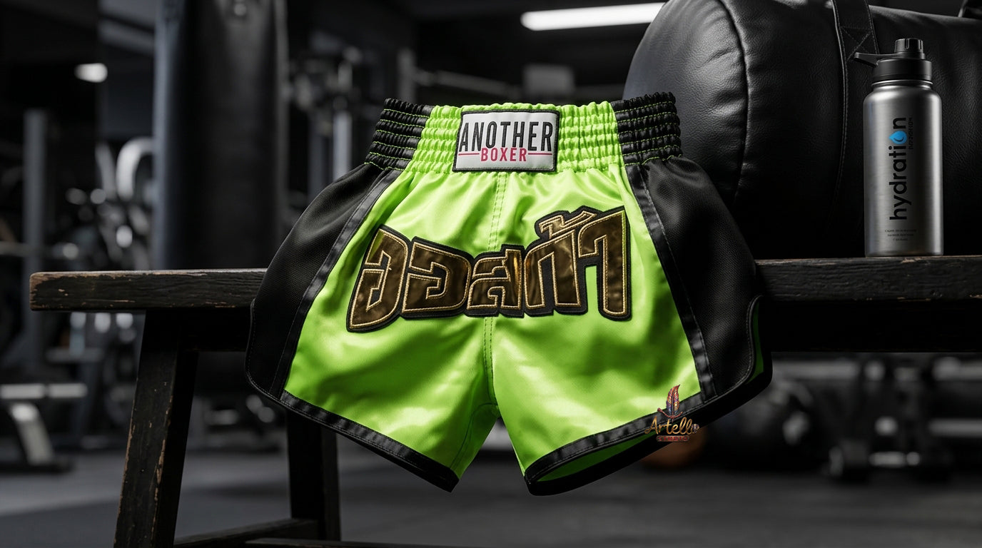 🥊 Muay Thai Shorts Kickboxing MMA Fight Shorts for Men Women Kids – Thai Boxing Training Gear, Breathable Quick Dry Martial Arts Combat Shorts