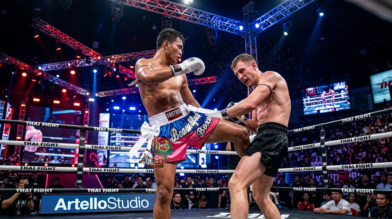 🥊 Muay Thai Shorts Kickboxing MMA Fight Shorts for Men Women Kids – Thai Boxing Training Gear, Breathable Quick Dry Martial Arts Combat Shorts