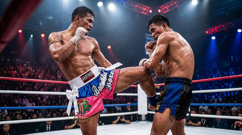 🥊 Muay Thai Shorts Kickboxing MMA Fight Shorts for Men Women Kids – Thai Boxing Training Gear, Breathable Quick Dry Martial Arts Combat Shorts