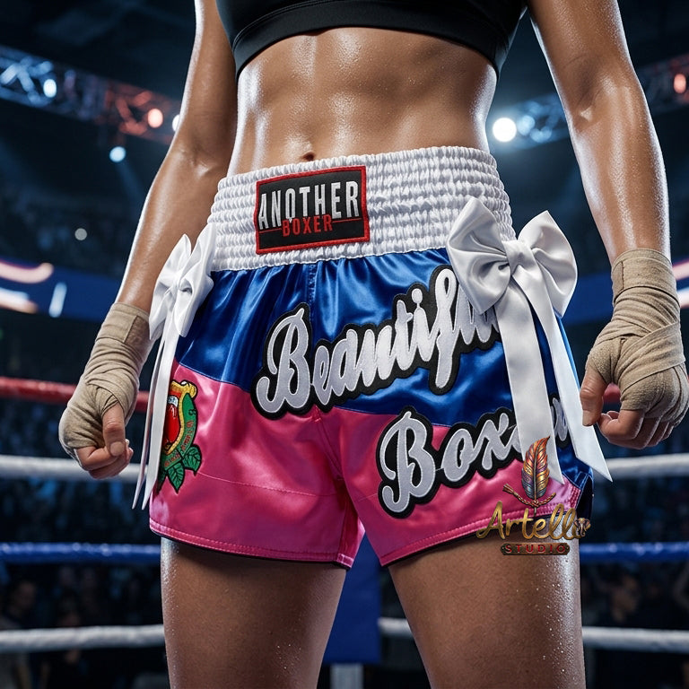 🥊 Muay Thai Shorts Kickboxing MMA Fight Shorts for Men Women Kids – Thai Boxing Training Gear, Breathable Quick Dry Martial Arts Combat Shorts