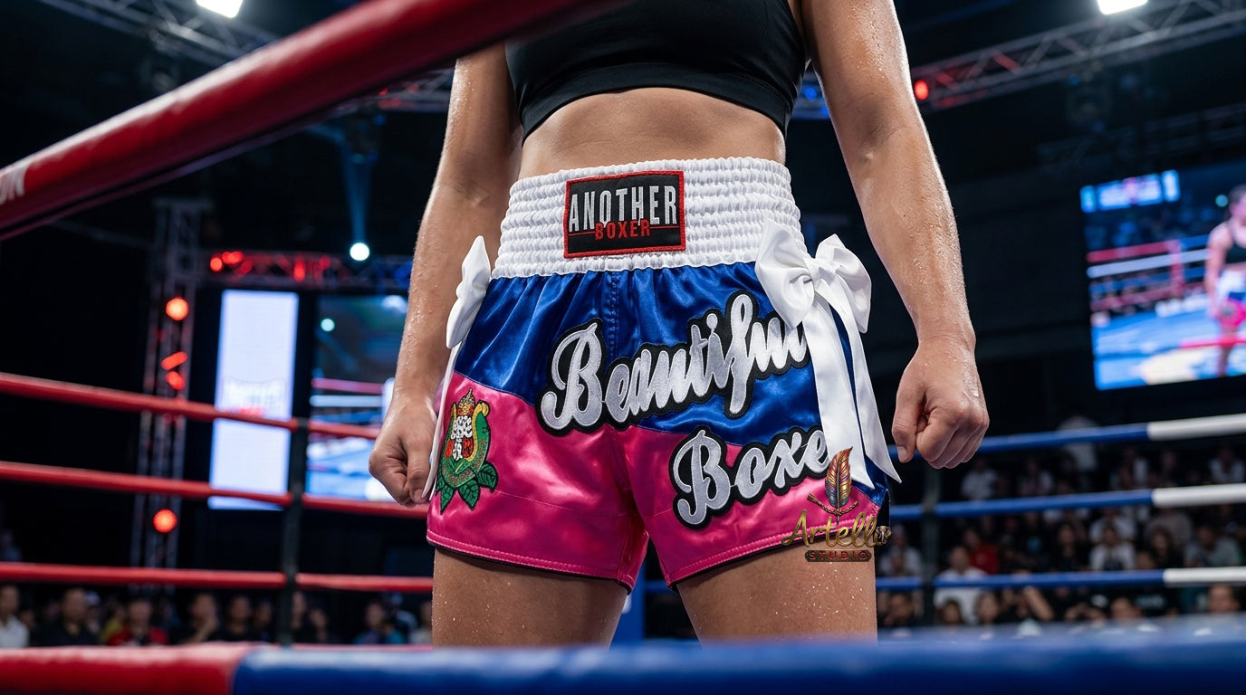 🥊 Muay Thai Shorts Kickboxing MMA Fight Shorts for Men Women Kids – Thai Boxing Training Gear, Breathable Quick Dry Martial Arts Combat Shorts