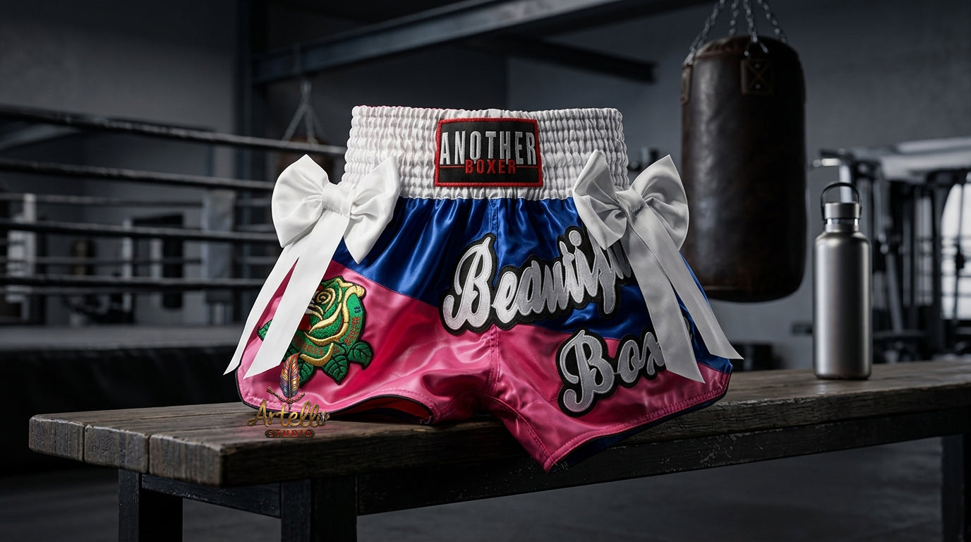 🥊 Muay Thai Shorts Kickboxing MMA Fight Shorts for Men Women Kids – Thai Boxing Training Gear, Breathable Quick Dry Martial Arts Combat Shorts
