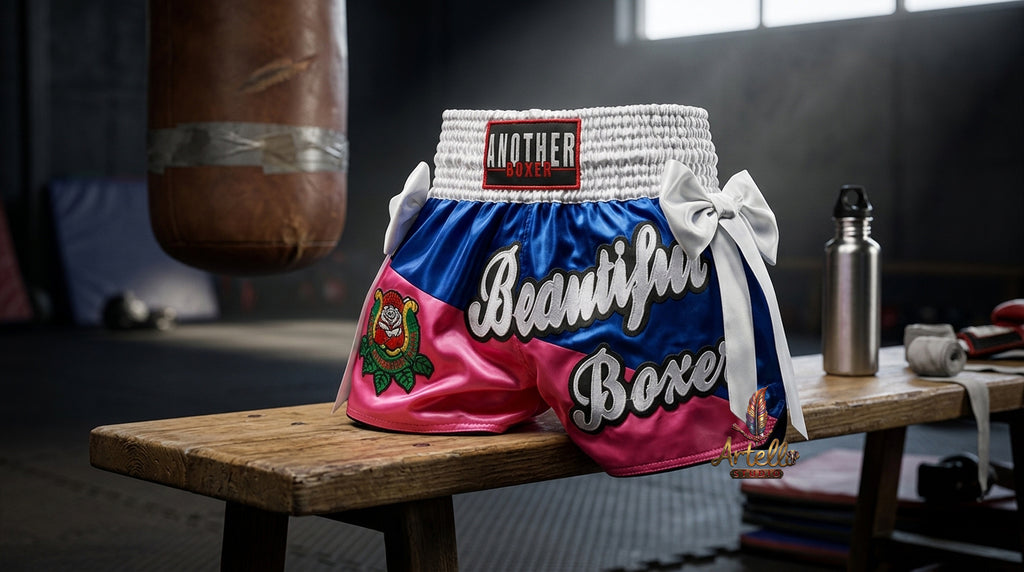 🥊 Muay Thai Shorts Kickboxing MMA Fight Shorts for Men Women Kids – Thai Boxing Training Gear, Breathable Quick Dry Martial Arts Combat Shorts
