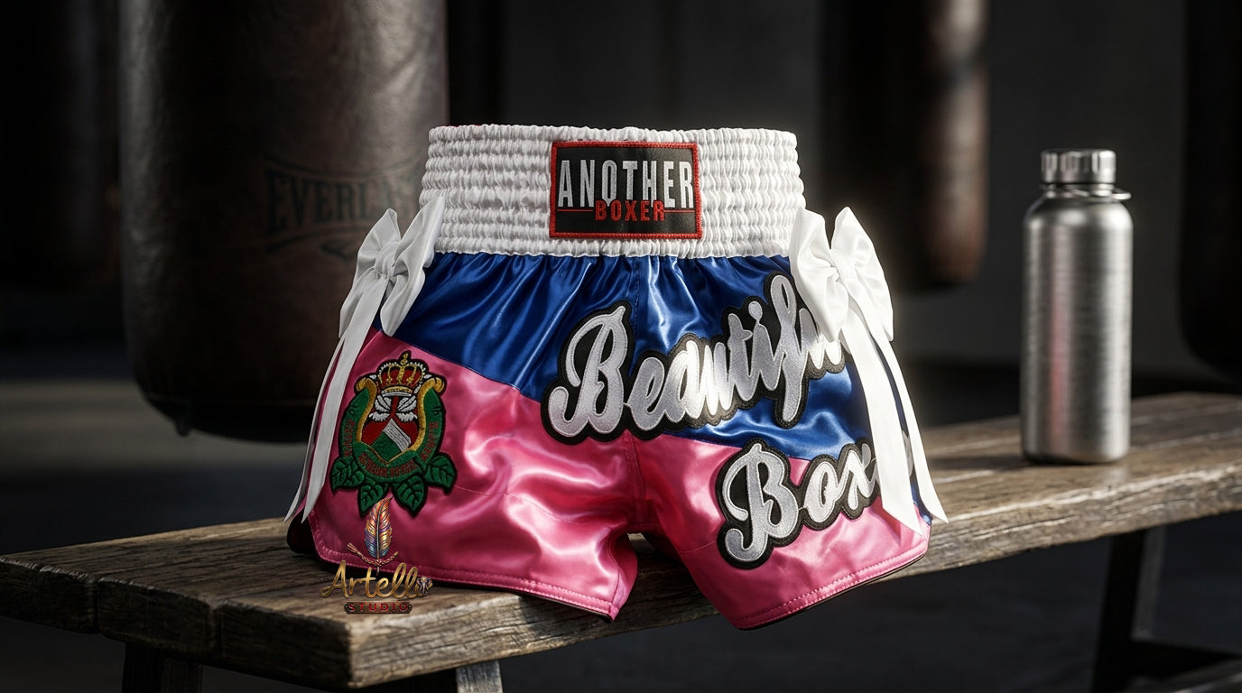 🥊 Muay Thai Shorts Kickboxing MMA Fight Shorts for Men Women Kids – Thai Boxing Training Gear, Breathable Quick Dry Martial Arts Combat Shorts