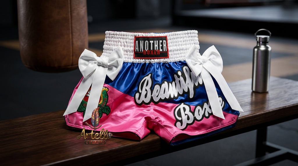 🥊 Muay Thai Shorts Kickboxing MMA Fight Shorts for Men Women Kids – Thai Boxing Training Gear, Breathable Quick Dry Martial Arts Combat Shorts