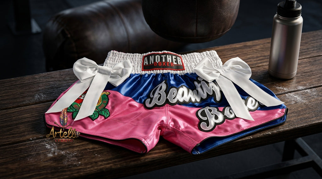 🥊 Muay Thai Shorts Kickboxing MMA Fight Shorts for Men Women Kids – Thai Boxing Training Gear, Breathable Quick Dry Martial Arts Combat Shorts
