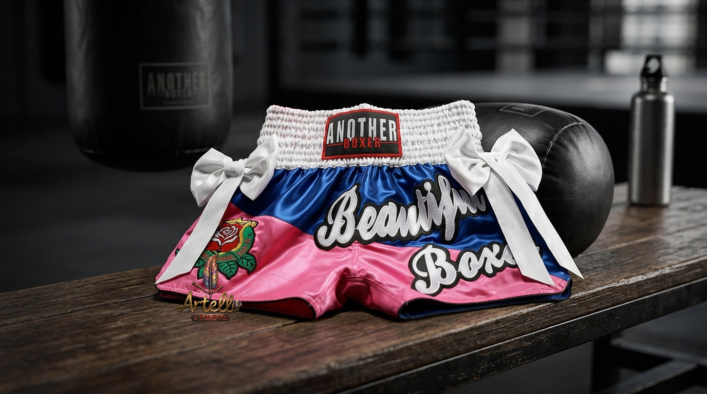 🥊 Muay Thai Shorts Kickboxing MMA Fight Shorts for Men Women Kids – Thai Boxing Training Gear, Breathable Quick Dry Martial Arts Combat Shorts