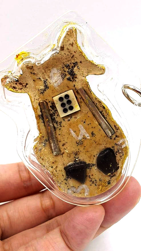 🪙 “Mystic Siam ‘Mouse & Cat Truce’ Charm – Lanna‑Style Attraction & Good‑Chance Talisman by Khru Ba Phon, Wat Pu Hor (Phray Sitthi Chok Edition)”