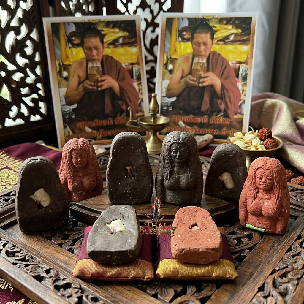 💃 Nang Piya Tua Khru: The Sovereign Matriarch of Enchantment – Kruba Det – Ban Mai Rattanakosin (2561) – The Ultimate Alchemical Engine for Supreme Magnetism & Wealth!