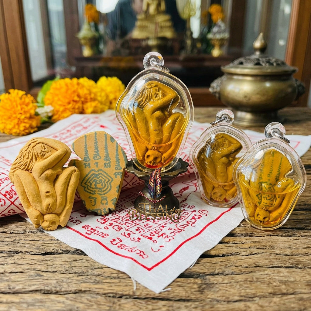 🔥 Nang Prai La Sawat: The Sovereign Huntress of Desire & Fortune – Luang Phor Yot – Wat Pa Ban Sang – The Ultimate Alchemical Engine for Obsessive Attraction & Infinite Abundance!
