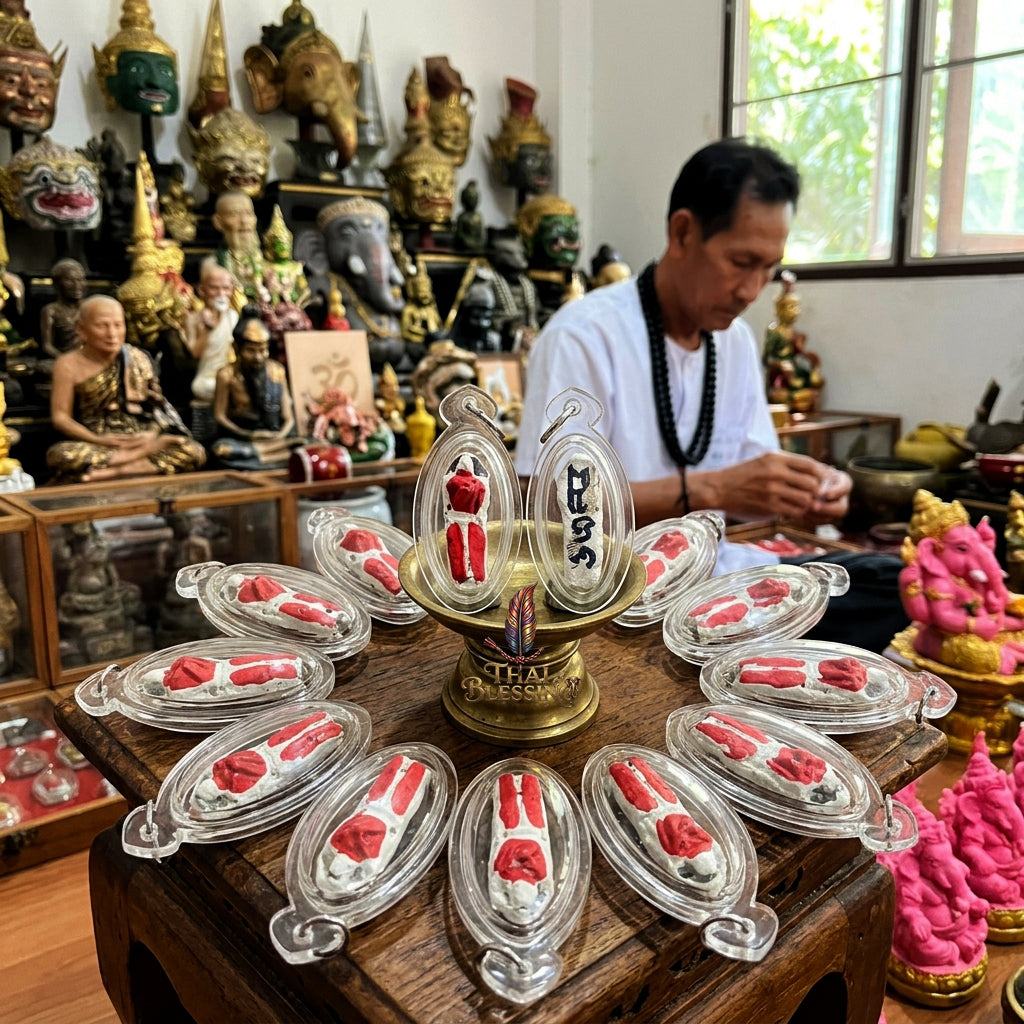 🤱 Nang Prai Tang Glom The Sovereign Matriarch of Manifestation – Arjan Pot – Samnak Poo Sanaeh Kobutra (2557) – The Ultimate Alchemical Engine for Absolute Wealth & Primal Protection!