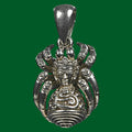 🪬Narai Eight-Armed “Silver Web of Wealth” Spider Talisman – Guru Coin Silver Alloy by Tu Chao Pu Wha Lhing Wirathayo