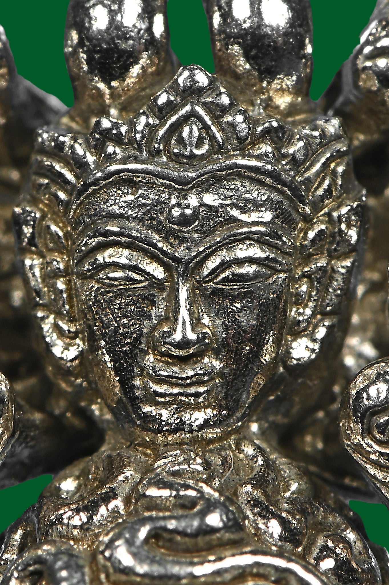 🪬Narai Eight-Armed “Silver Web of Wealth” Spider Talisman – Guru Coin Silver Alloy by Tu Chao Pu Wha Lhing Wirathayo