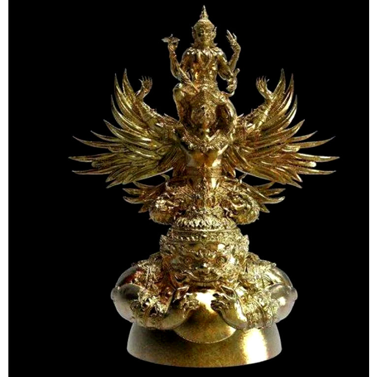 🛕 “Narayana on Garuda over Rahu” – Triple‑Power Thai Protection & Life‑Path Clearing Amulet by Luang Pho Nikom (Wat Traiphum Satchatham, Maha Sarakham, Thailand)