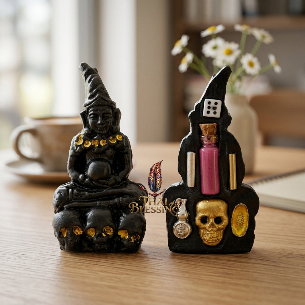 🔥 Ngang Pattamang Lokee "Maha Kamnerd": The Primordial Sovereign of Desire – Luang Pu Thongwan – Wat Ban Pak Dome (2567) – The Ultimate Alchemical Engine for Primal Attraction & Infinite Wealth!