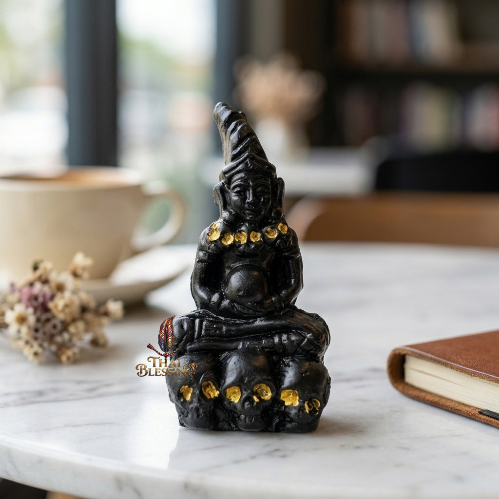 🔥 Ngang Pattamang Lokee "Maha Kamnerd": The Primordial Sovereign of Desire – Luang Pu Thongwan – Wat Ban Pak Dome (2567) – The Ultimate Alchemical Engine for Primal Attraction & Infinite Wealth!