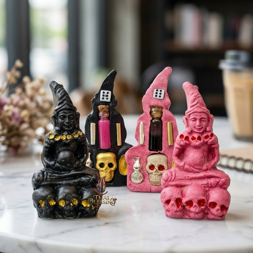 🔥 Ngang Pattamang Lokee "Maha Kamnerd": The Primordial Sovereign of Desire – Luang Pu Thongwan – Wat Ban Pak Dome (2567) – The Ultimate Alchemical Engine for Primal Attraction & Infinite Wealth!