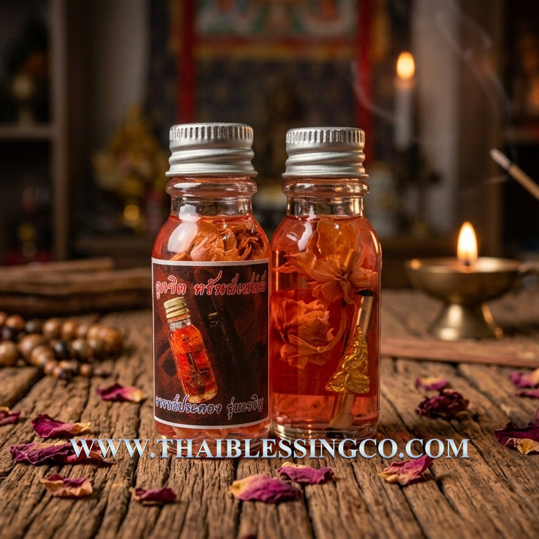 🍯 "Ngang Phuk Jit" Sacred Attraction Oil: The Sovereign Essence of Charisma and Boundless Mercy by Arjan Prakong Rungjaroen