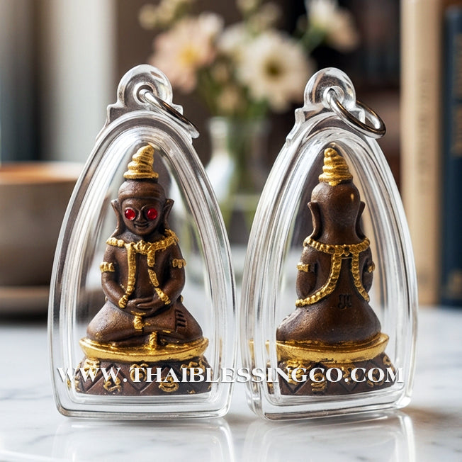 🔱 Ngang Tadaeng Chom Sane – Raja Choke Edition – Luang Pu Nen Kaeo (2554) – The Ancient Khmer Engine for Hypnotic Attraction, Unstoppable Wealth, and Absolute Mastery!