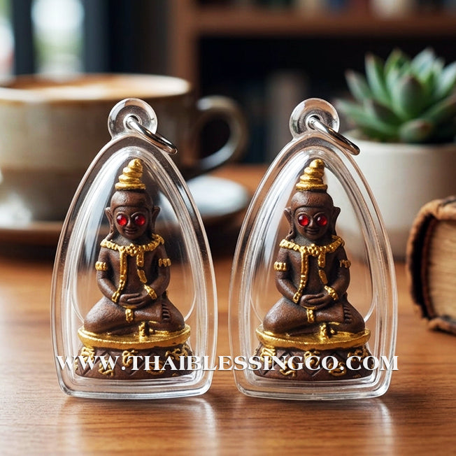 🔱 Ngang Tadaeng Chom Sane – Raja Choke Edition – Luang Pu Nen Kaeo (2554) – The Ancient Khmer Engine for Hypnotic Attraction, Unstoppable Wealth, and Absolute Mastery!